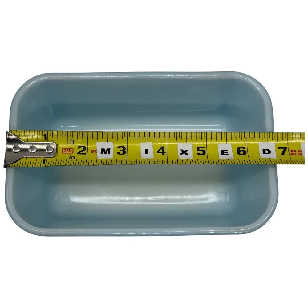 Pyrex 15 Turquoise Teal Aqua Blue Loaf Pan Dish Ovenware